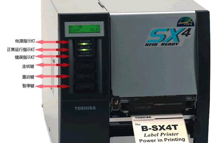 東芝B-SX4T RFID條碼打印機(jī)