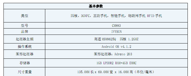 富立葉CM883工業(yè)級物聯(lián)網(wǎng)智能手機(jī)