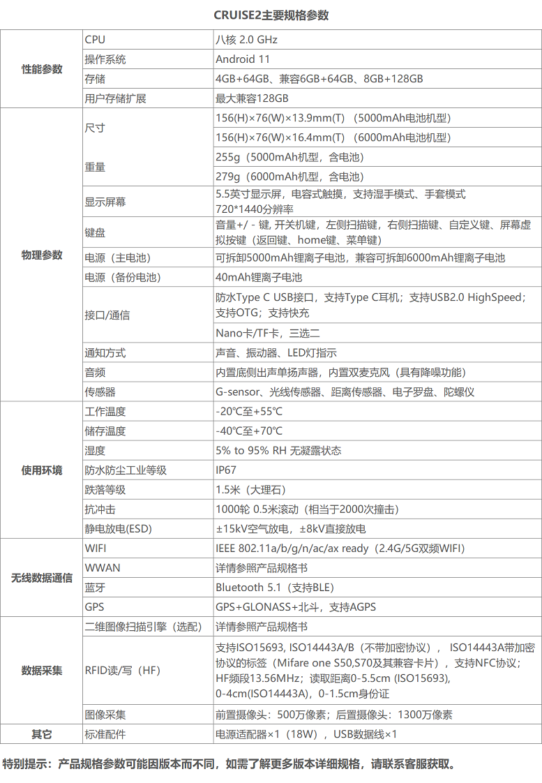 東集CRUISE 2 工業(yè)級移動終端PDA參數(shù).jpg